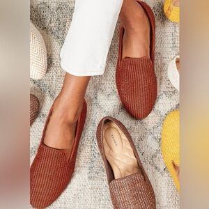 Birdies Women's Loafers in Rust and Brown